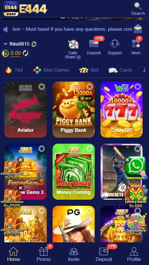 E444 Game